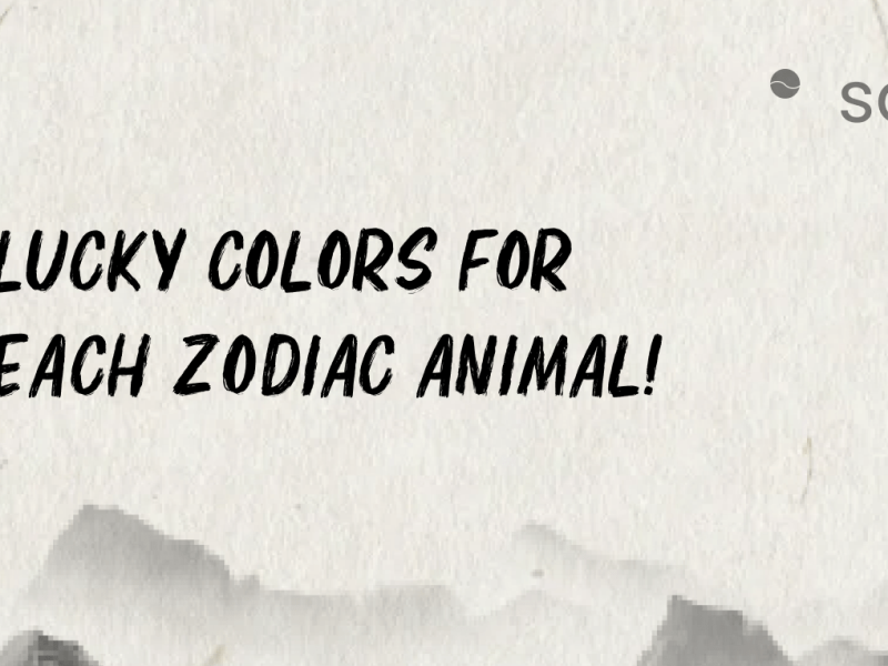 Lucky Colors for Each Zodiac Animal