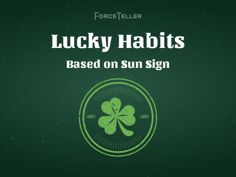 Lucky Habits Based on Sun Sign